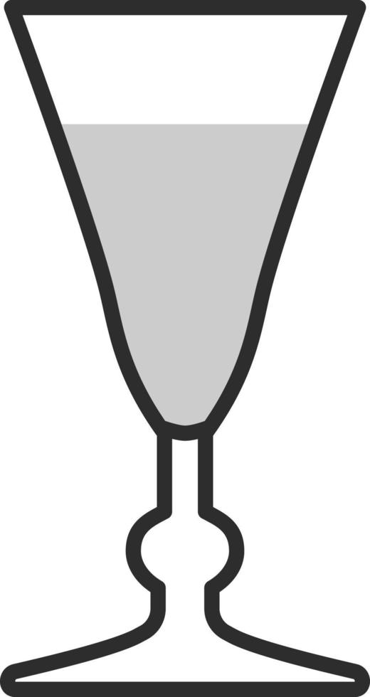 bloederig Maria coctail glas, illustratie, Aan een wit achtergrond. vector