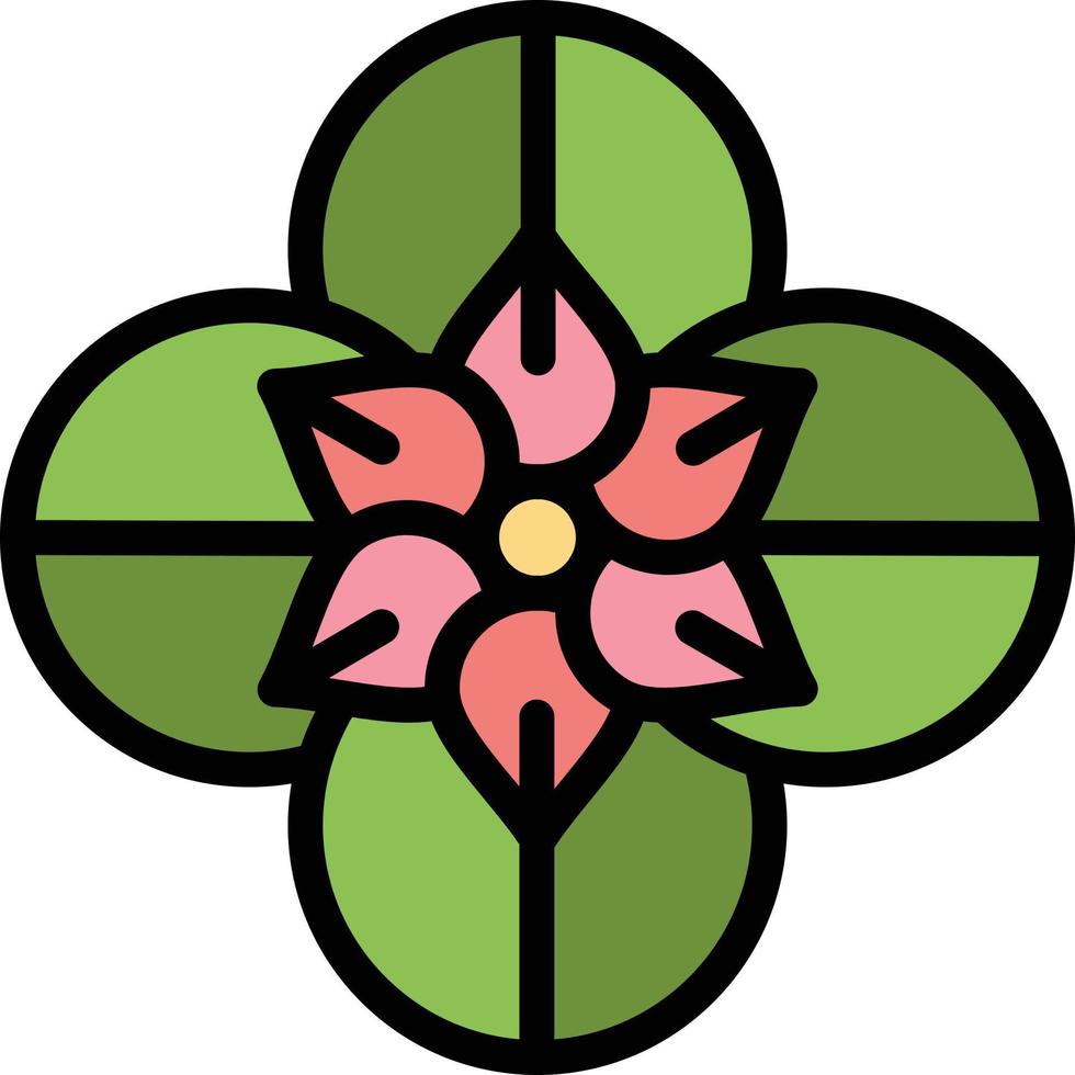 anemoon anemoon bloem bloem voorjaar bloem vlak kleur icoon vector icoon banier sjabloon