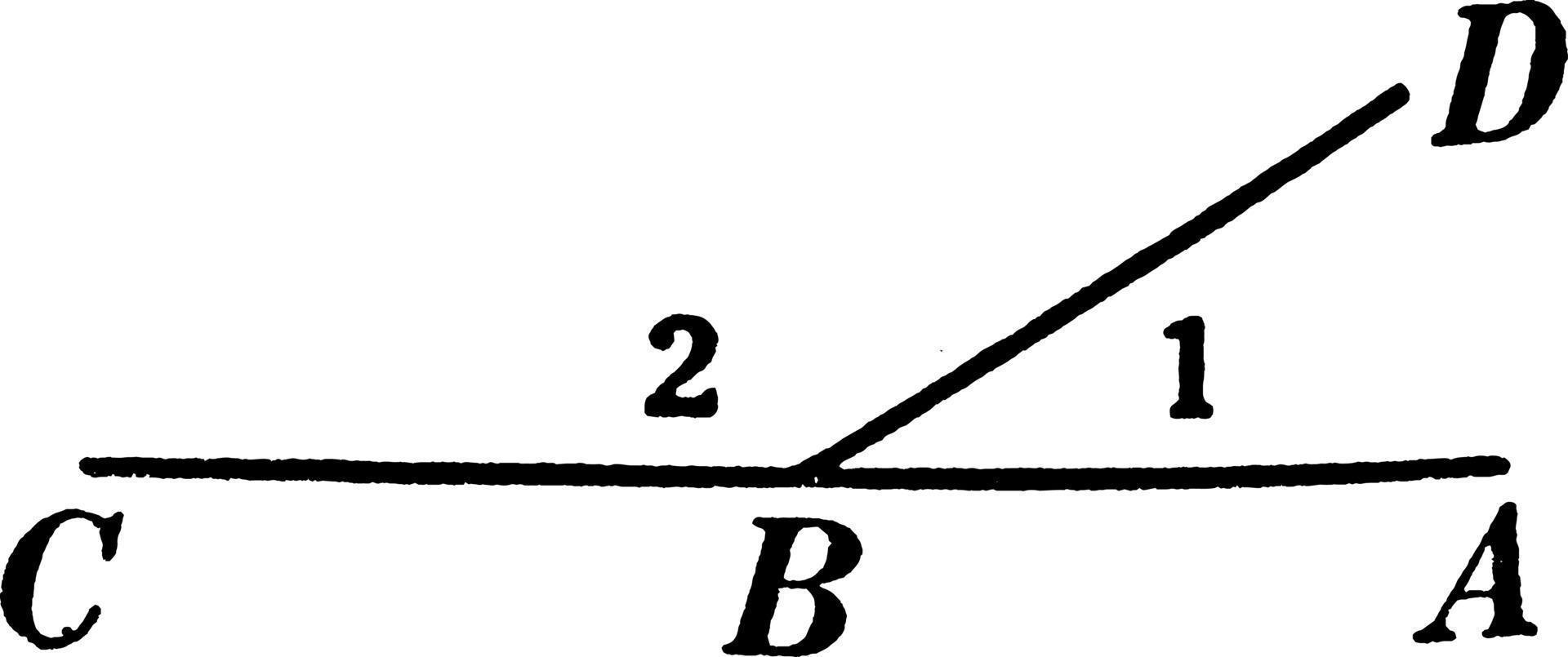 aanvullend hoeken, wijnoogst illustratie vector