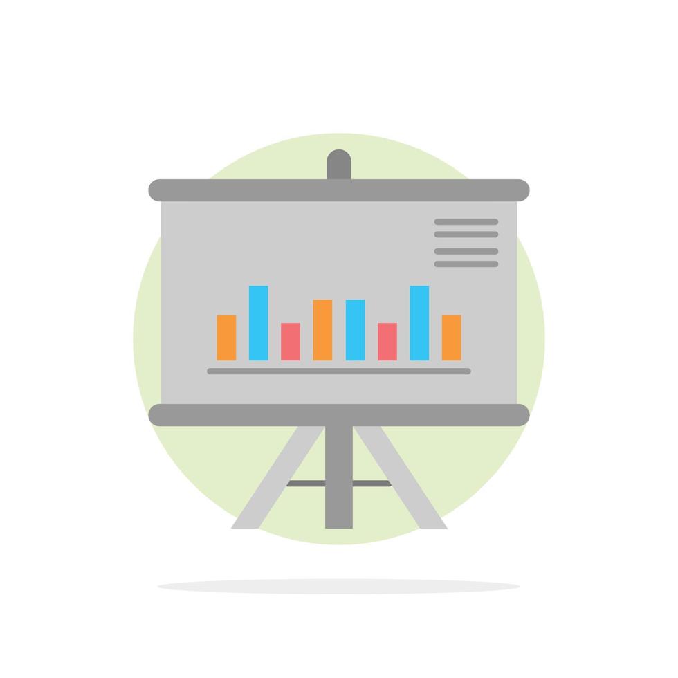 presentatie project diagram bedrijf abstract cirkel achtergrond vlak kleur icoon vector