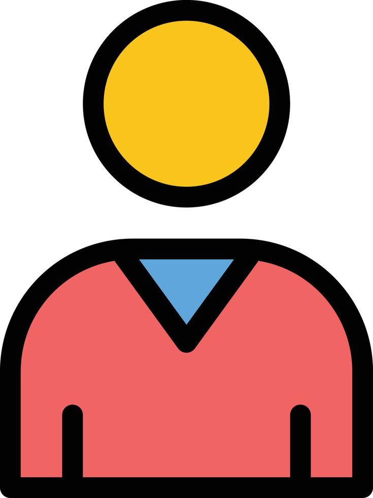avatar koppel gebruiker vlak kleur icoon vector icoon banier sjabloon