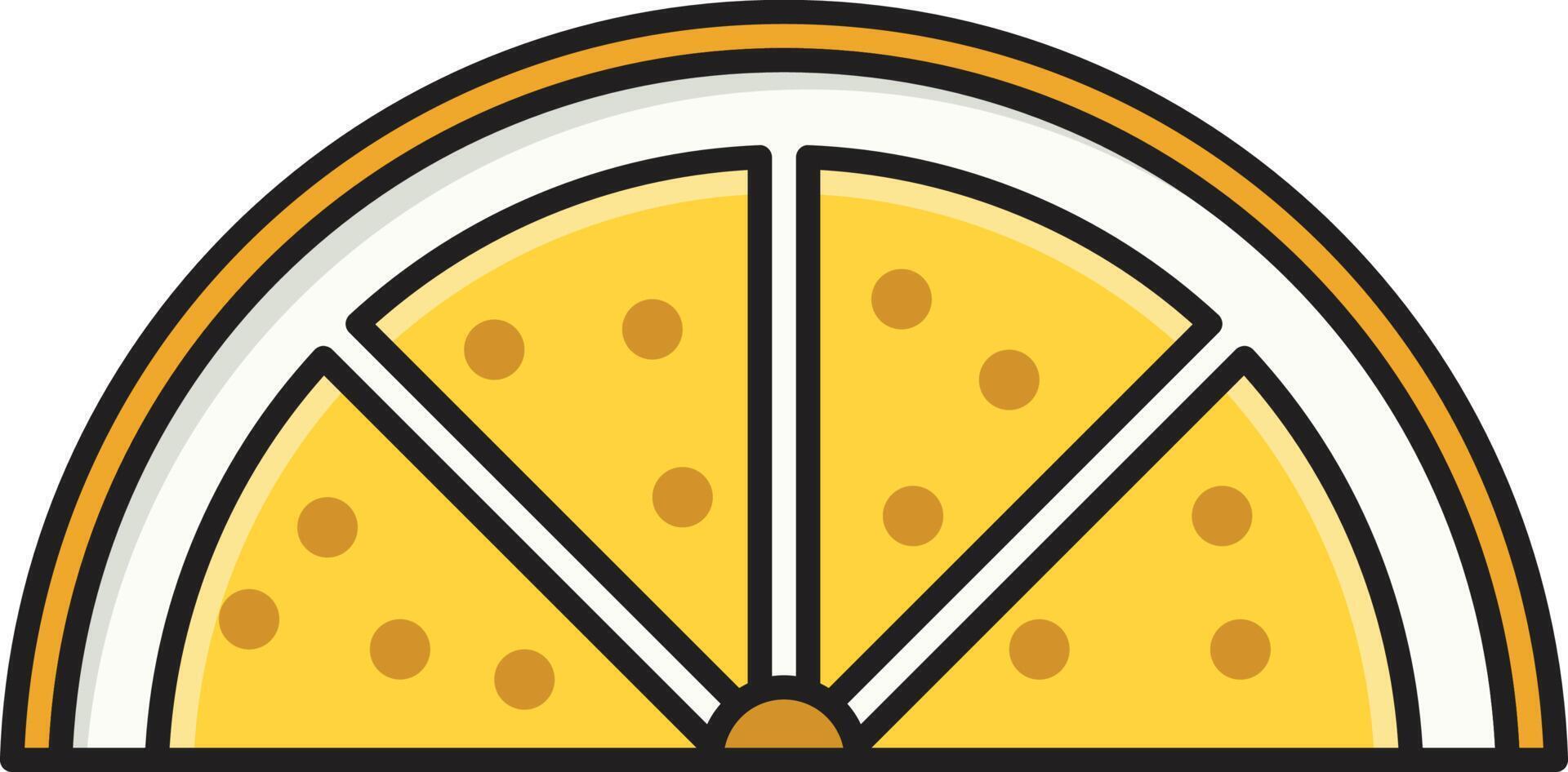 pizza slice vectorillustratie op een background.premium kwaliteit symbolen.vector iconen voor concept en grafisch ontwerp. vector