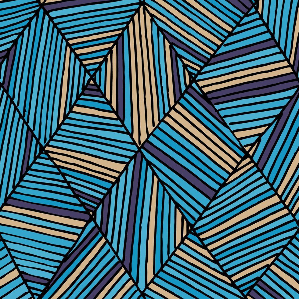 hand- getrokken plein strip voor behang, achtergrond ontwerp vector