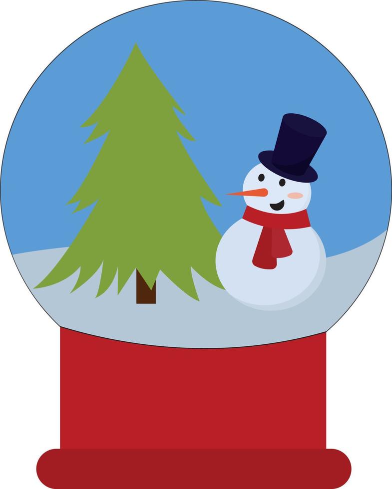 Kerstmis speelgoed, illustratie, vector Aan wit achtergrond.