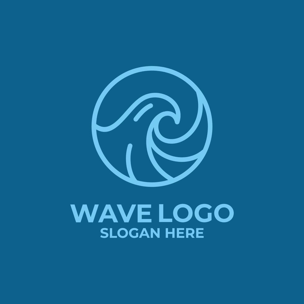 Golf logo vector. water Golf logo vector