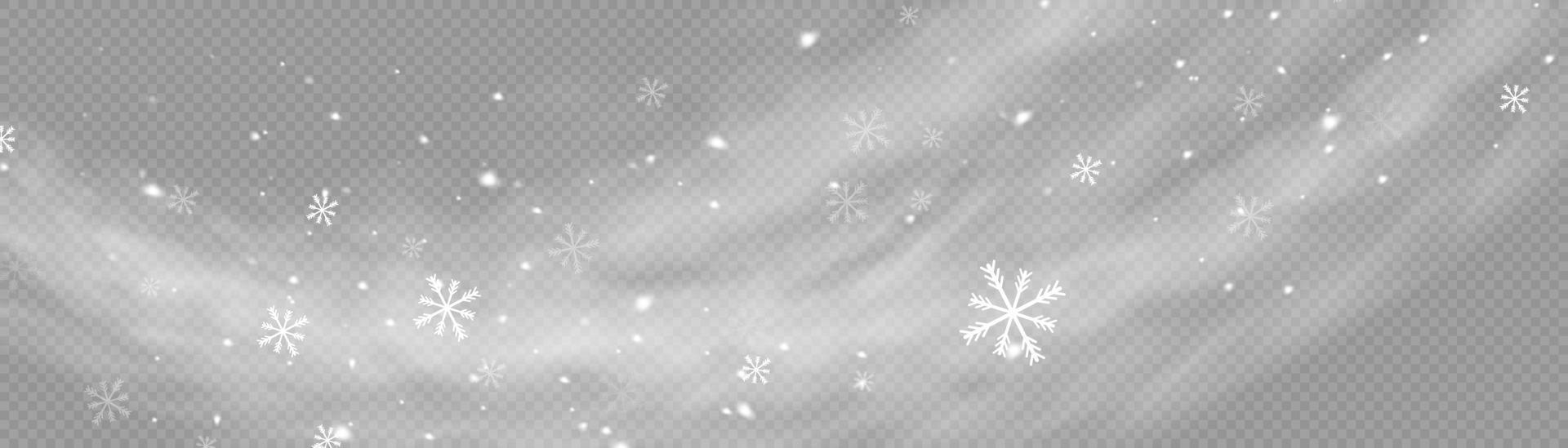 sneeuw en wind. wit helling decoratief element.vector illustratie. winter en sneeuw met mist. wind en mist. vector