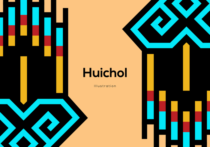 Huichol Vectorillustratie vector