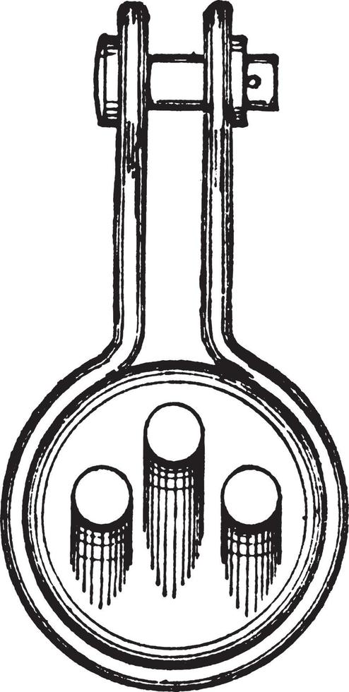 doodshoofd, wijnoogst illustratie. vector