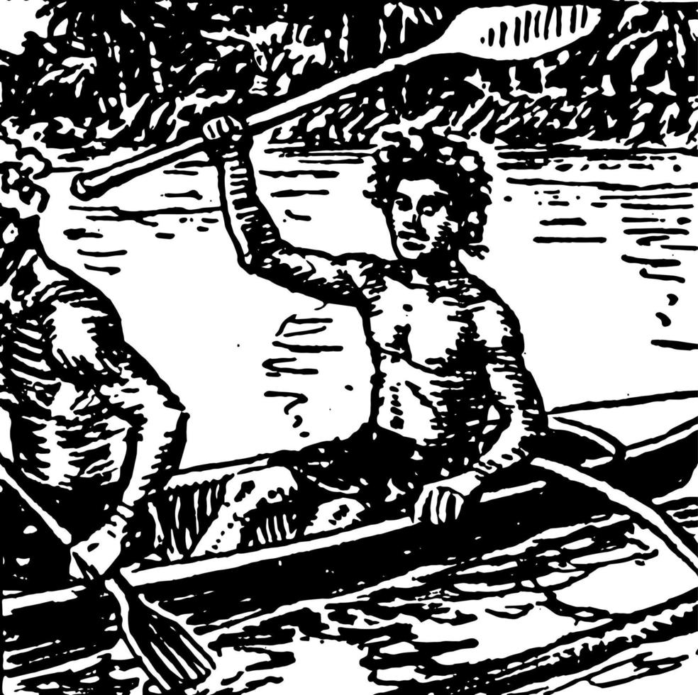 jong adelborst david farragut, wijnoogst illustratie vector