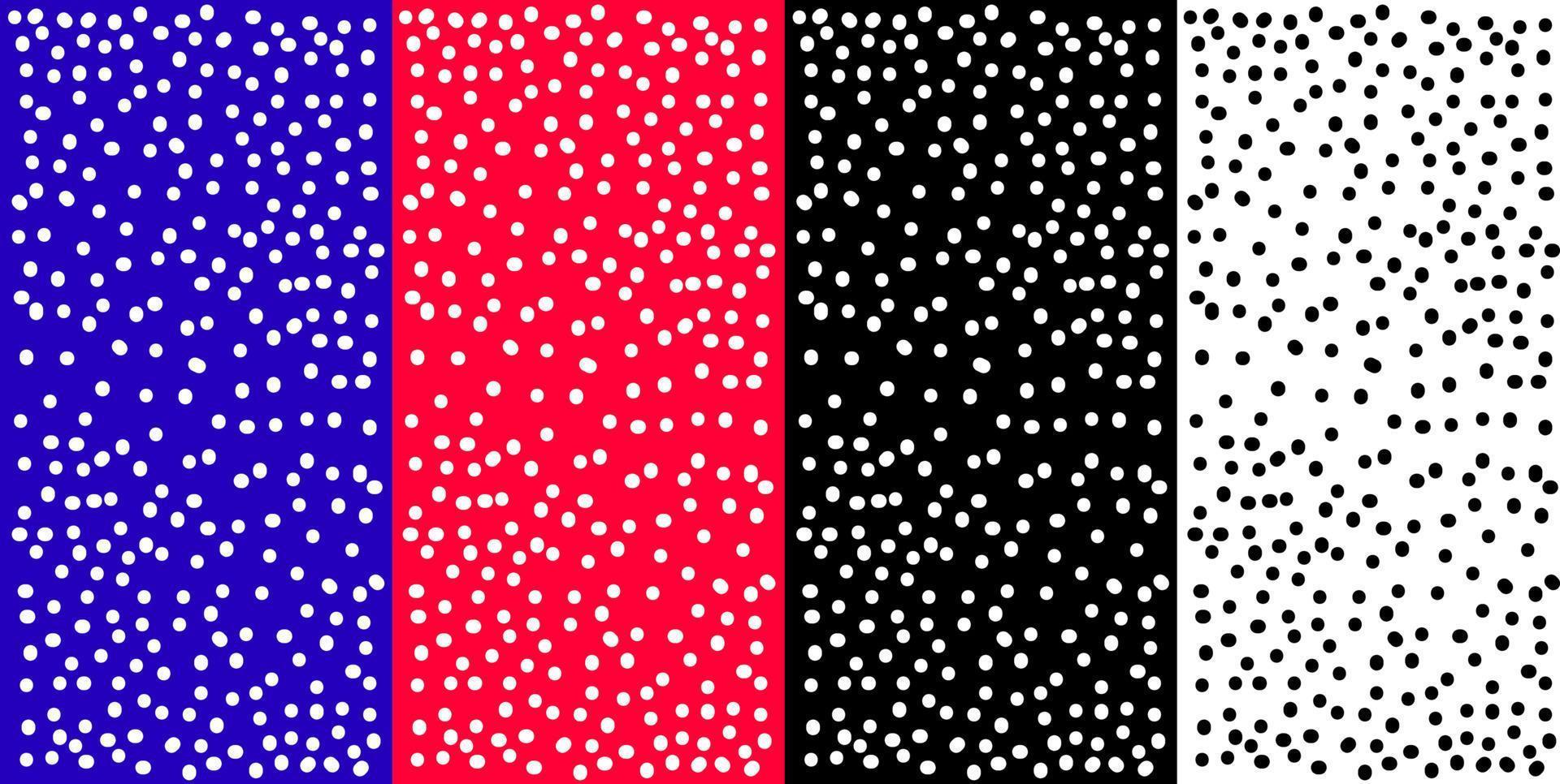 polka dots behang, illustratie, vector Aan wit achtergrond.