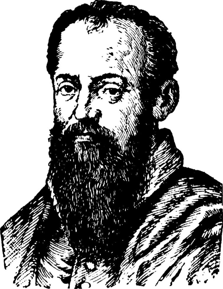 meneer Henry - Harry vanegiorgio vasari, wijnoogst illustratie vector