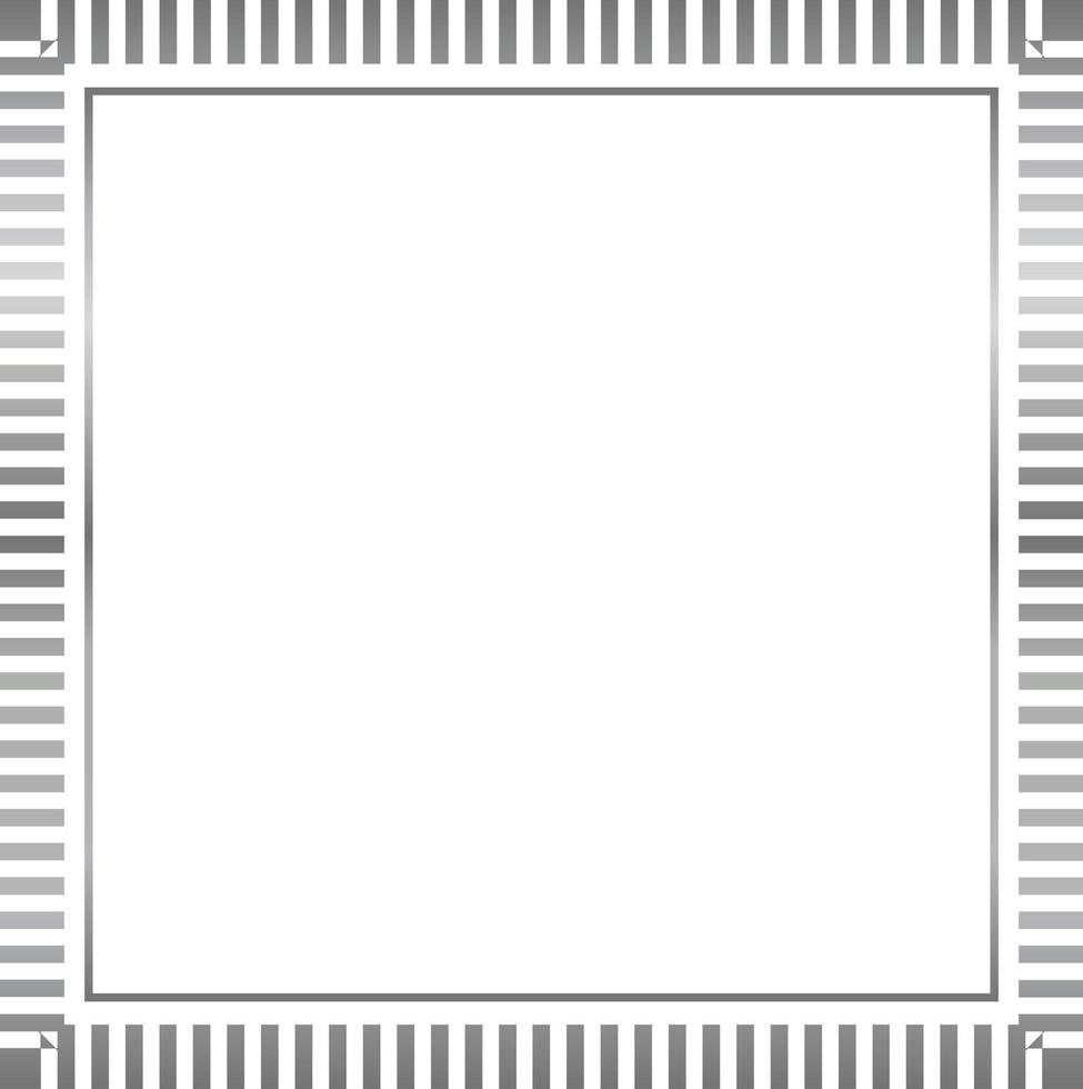 zilver rechthoek grens kader vector illustratie