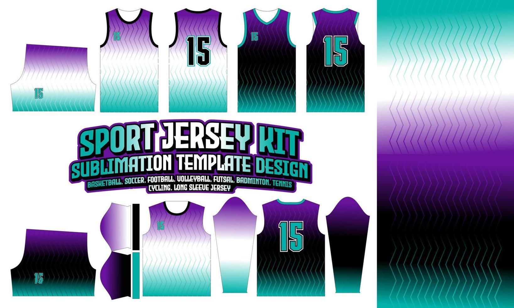 streep Jersey kleding sport slijtage sublimatie patroon ontwerp 195 voor voetbal Amerikaans voetbal e-sport basketbal volleybal badminton zaalvoetbal t-shirt vector