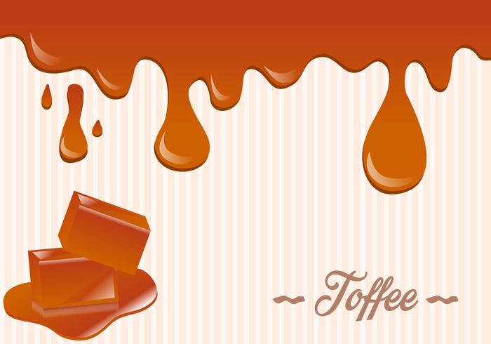 Toffee Smelting Achtergrond vector