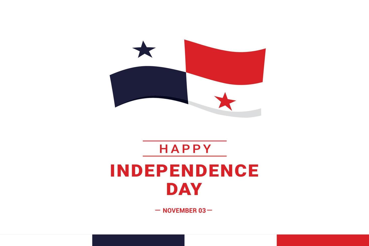 Panama Onafhankelijkheidsdag vector