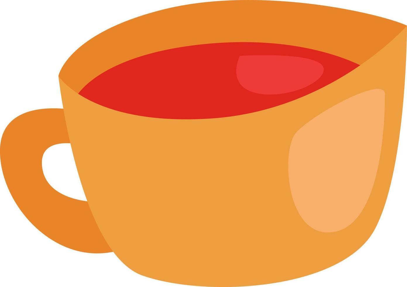gastronomie koffie, illustratie, vector Aan een wit achtergrond.