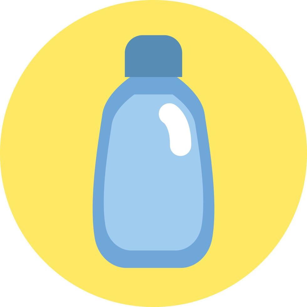 water fles, illustratie, vector Aan een wit achtergrond.