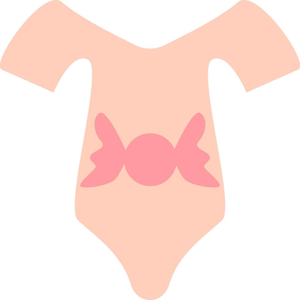 roze baby pak met snoep, illustratie, vector, Aan een wit achtergrond. vector