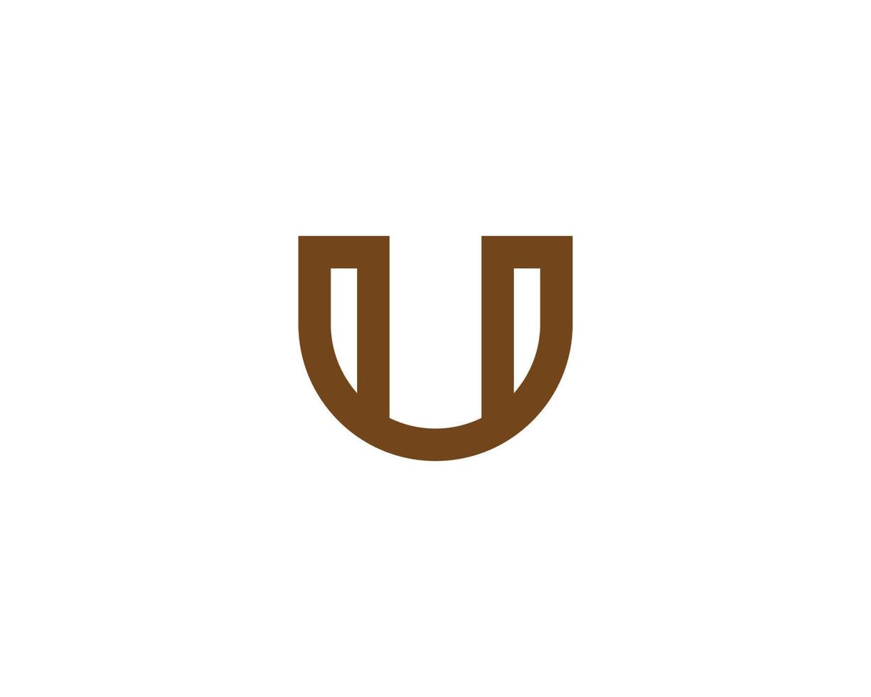 u logo ontwerp vector sjabloon