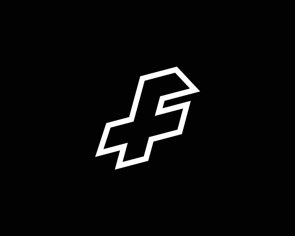 f logo ontwerp vector sjabloon
