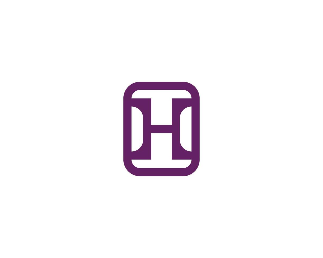 h logo ontwerp vector sjabloon