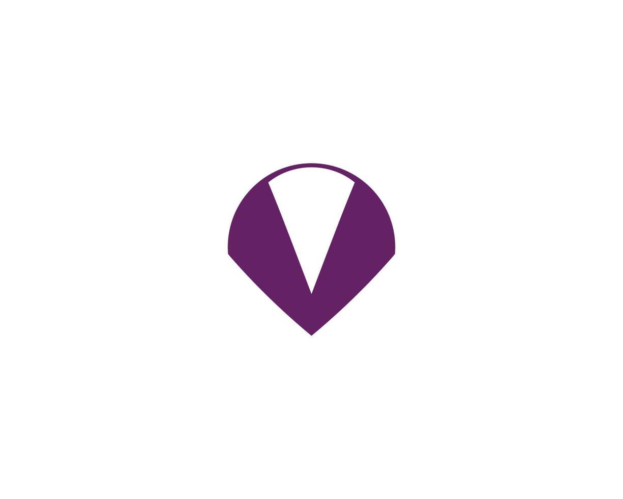 v logo ontwerp vector sjabloon