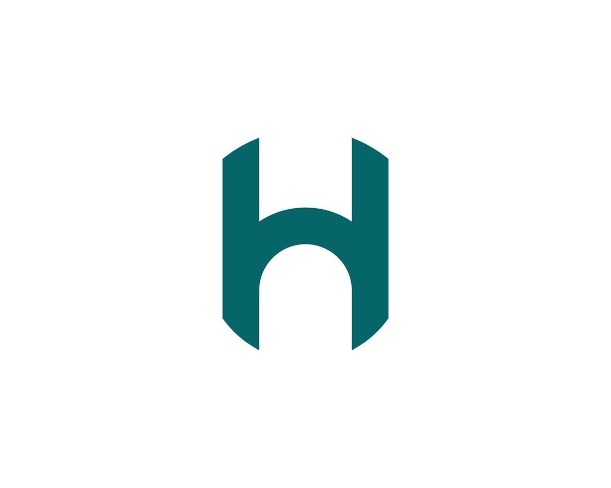 h logo ontwerp vector sjabloon