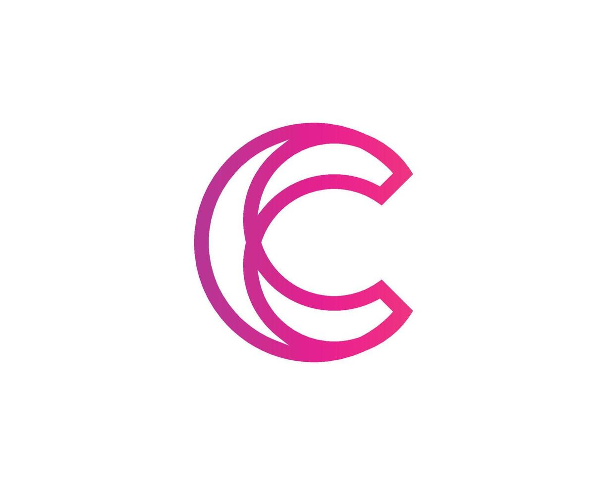 c logo ontwerp vector sjabloon