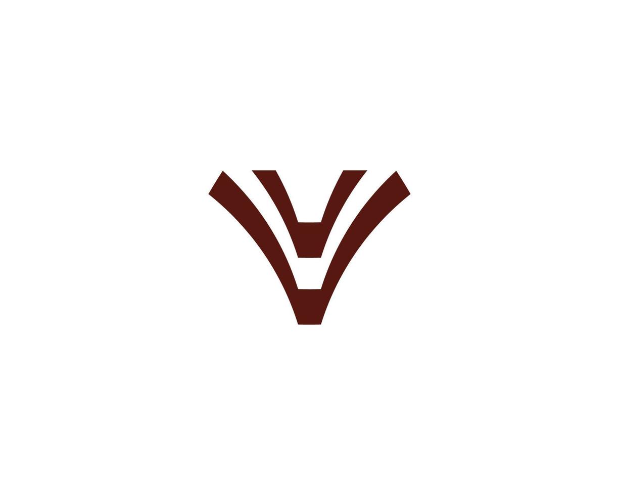 v logo ontwerp vector sjabloon