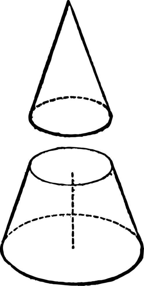 ijshoorntje wijnoogst illustratie. vector