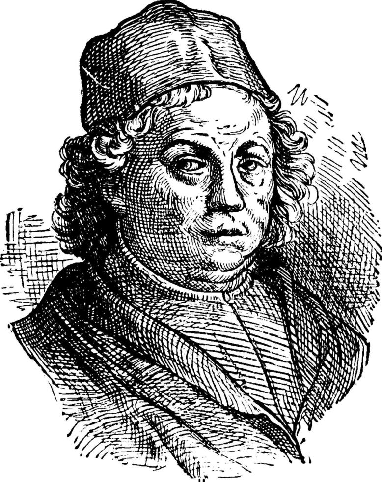 andrea del verrocchio, wijnoogst illustratie vector