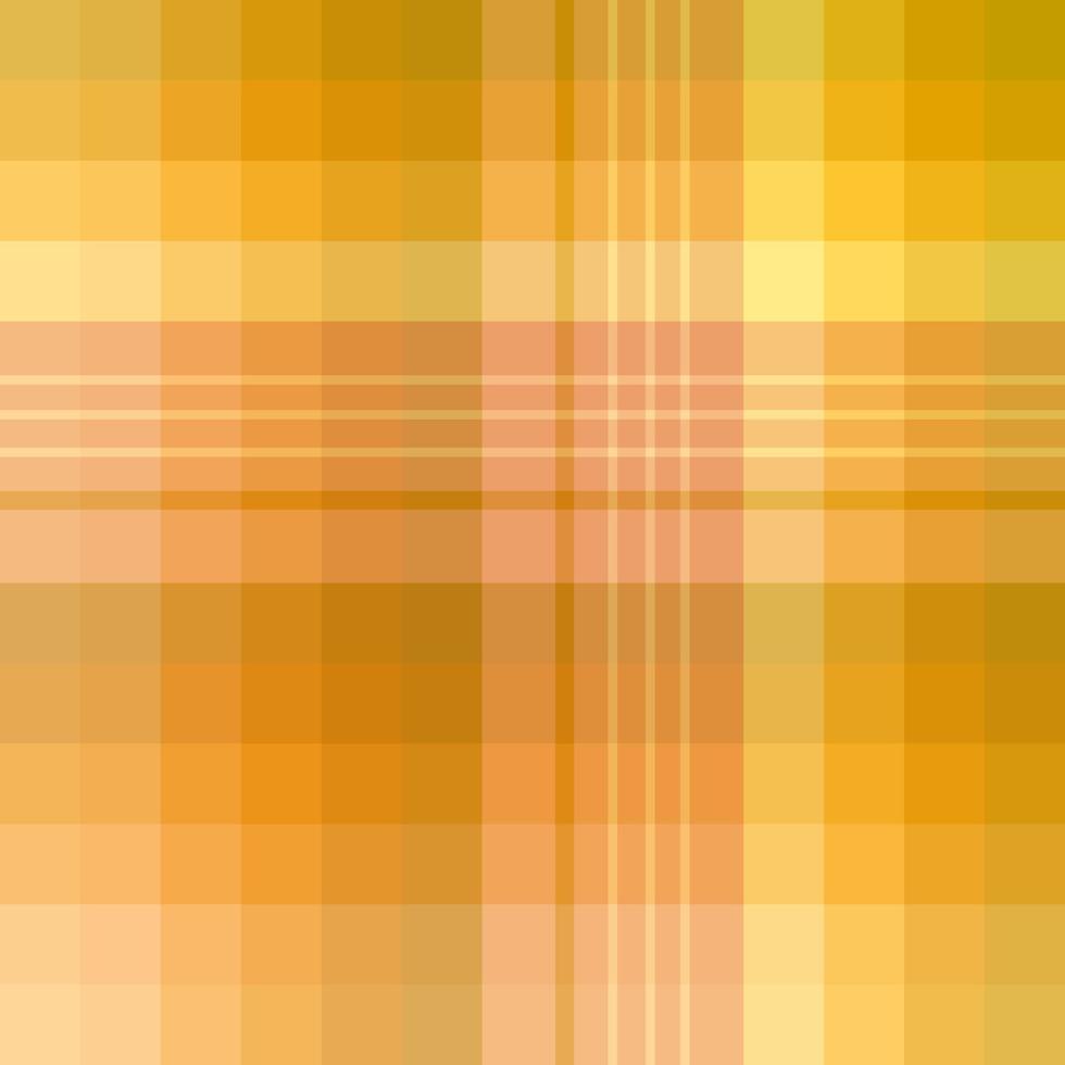 naadloos patroon in mooi geel en oranje kleuren voor plaid, kleding stof, textiel, kleren, tafelkleed en andere dingen. vector afbeelding.