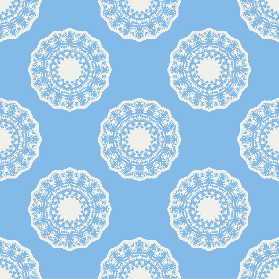 vierpas meetkundig naadloos patroon, achtergrond, vector illustratie in munt blauw, zacht turkoois kleur en wit.
