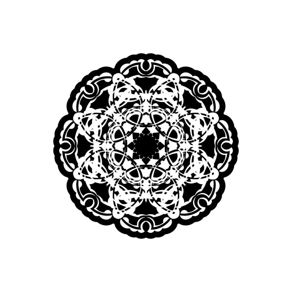 decoratief grens ronde kader, zwart en wit cirkel ornament sjabloon kunst decor, circulaire sier- barok voor ontwerp keramiek, kaart, uitnodiging, bruiloft, bord, banier, groet, veter, vector