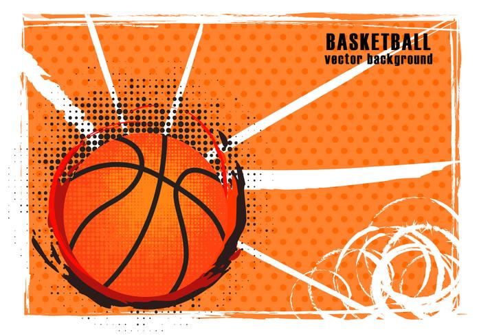 Basketbal Textuur Achtergrond vector