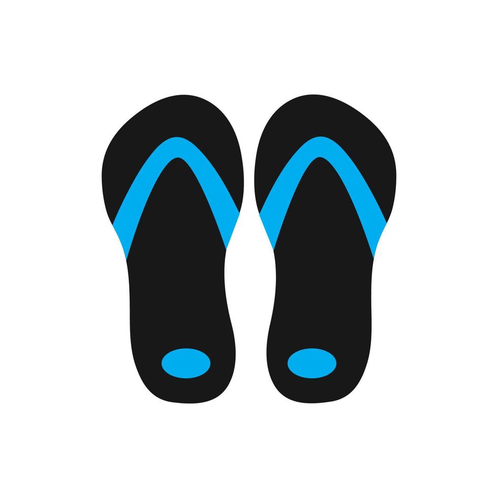 omdraaien flop en slippers vector