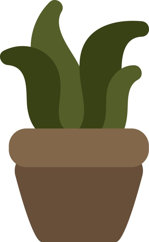 orgaan pijp cactus in pot, illustratie, Aan een wit achtergrond. vector