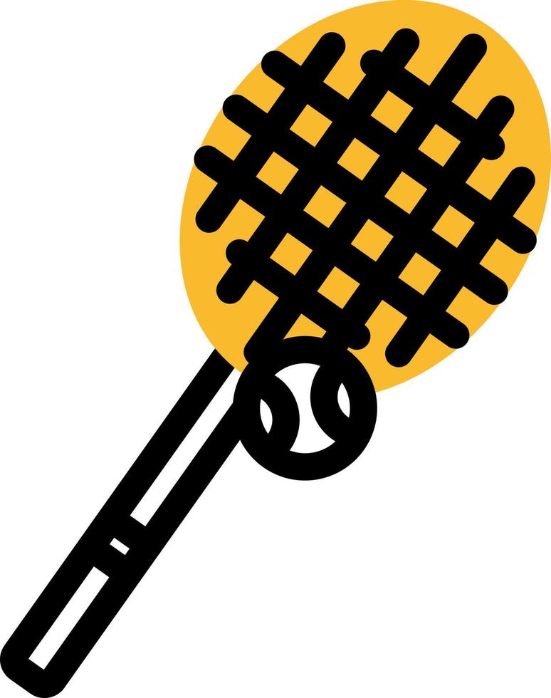 tennis sport, illustratie, vector Aan een wit achtergrond.