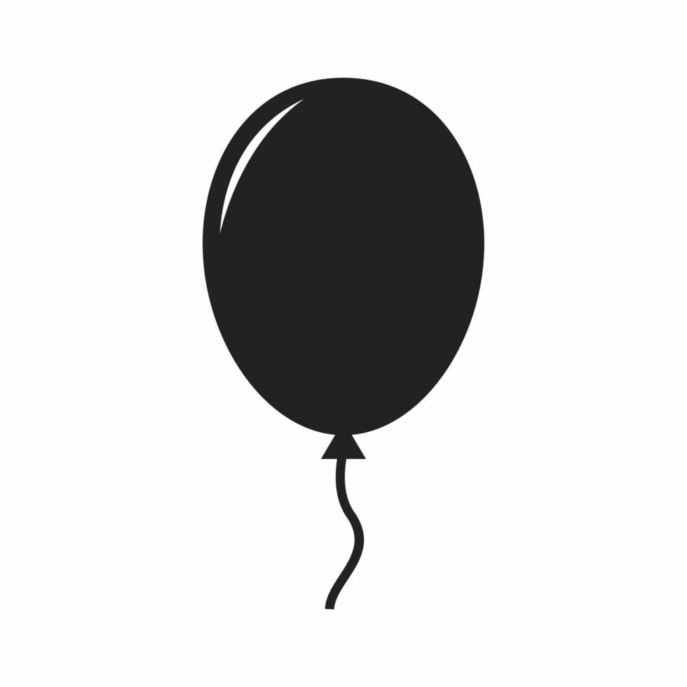 ballon vlak vector icoon