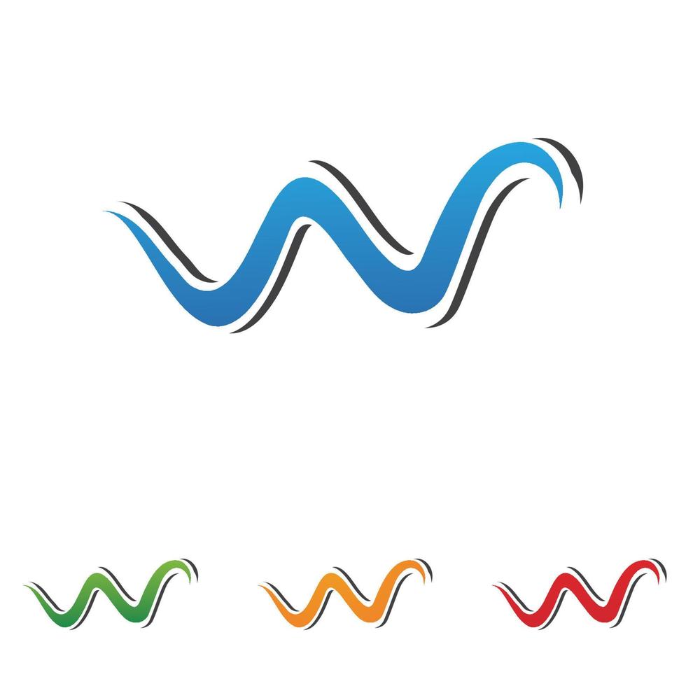 w briefsjabloon logo vector
