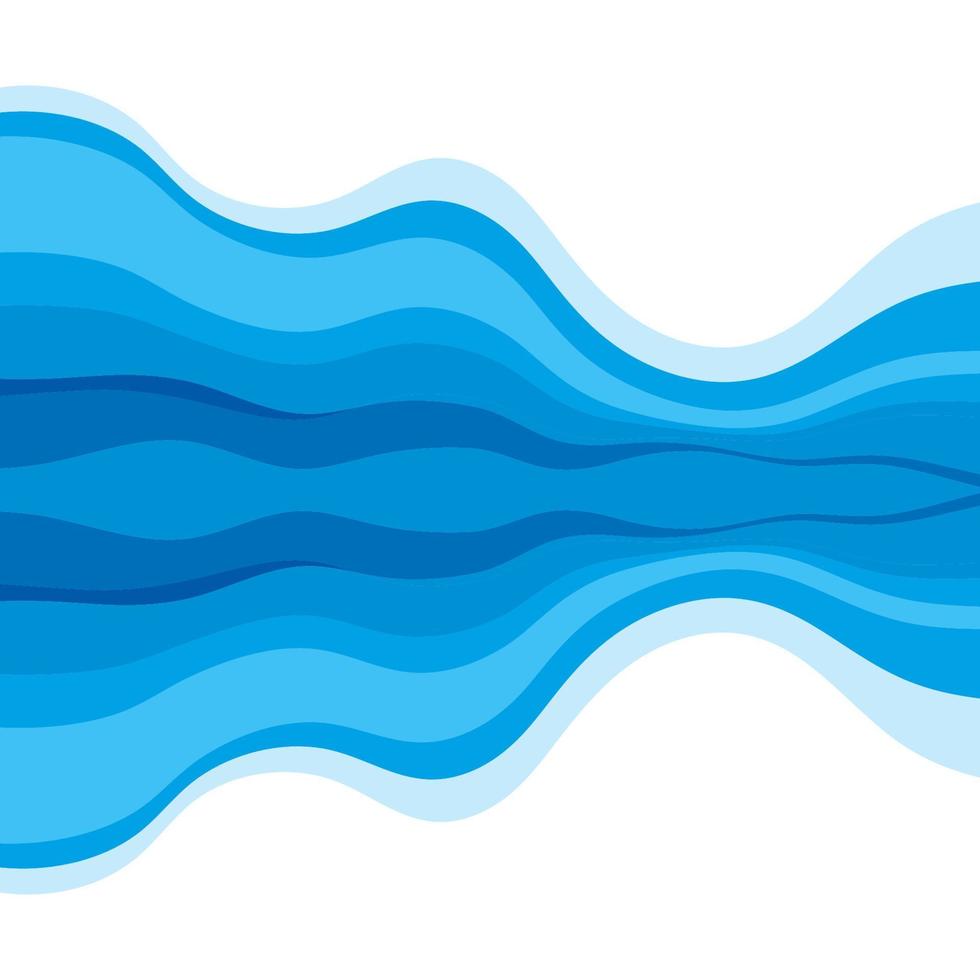 abstracte water golf ontwerp achtergrond vector