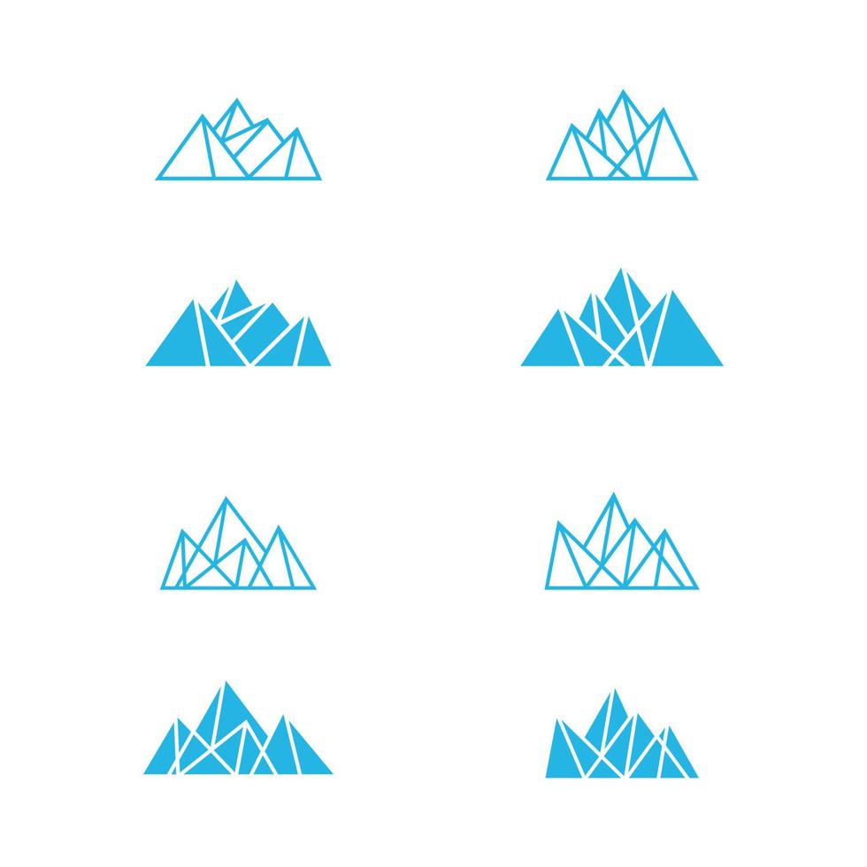 ijsberg vector illustratie