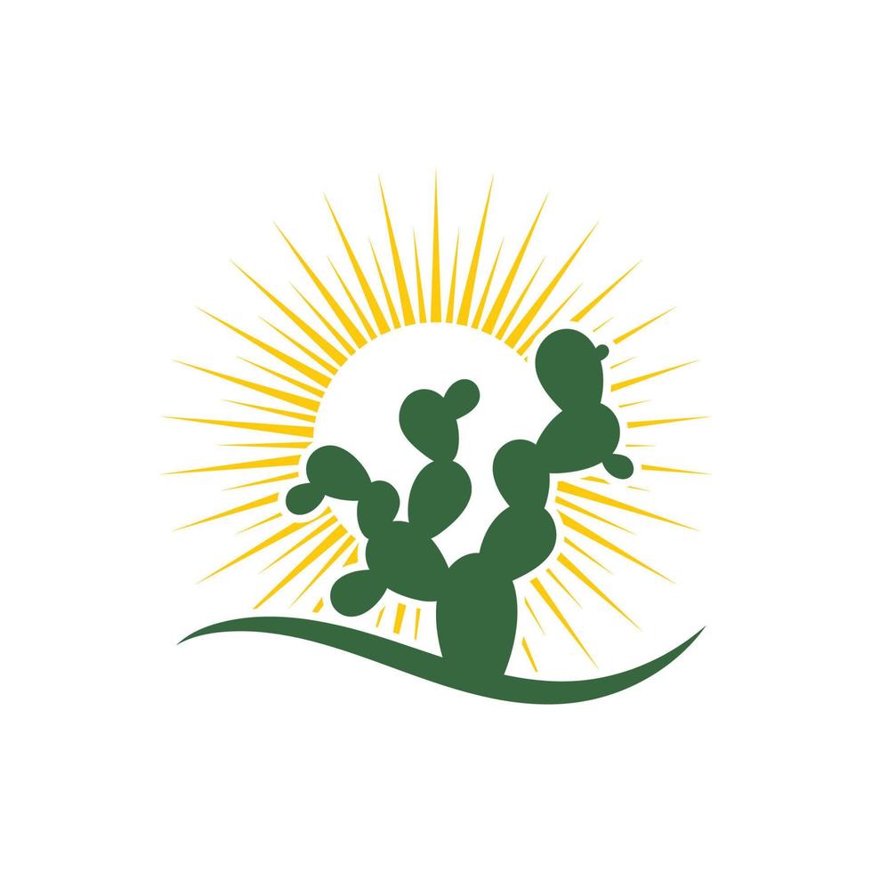 cactus icoon logo sjabloon vector