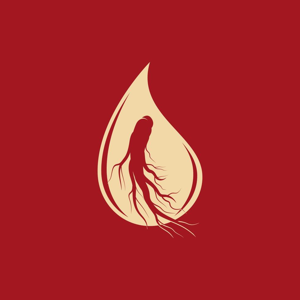 ginseng vector icoon illustratie