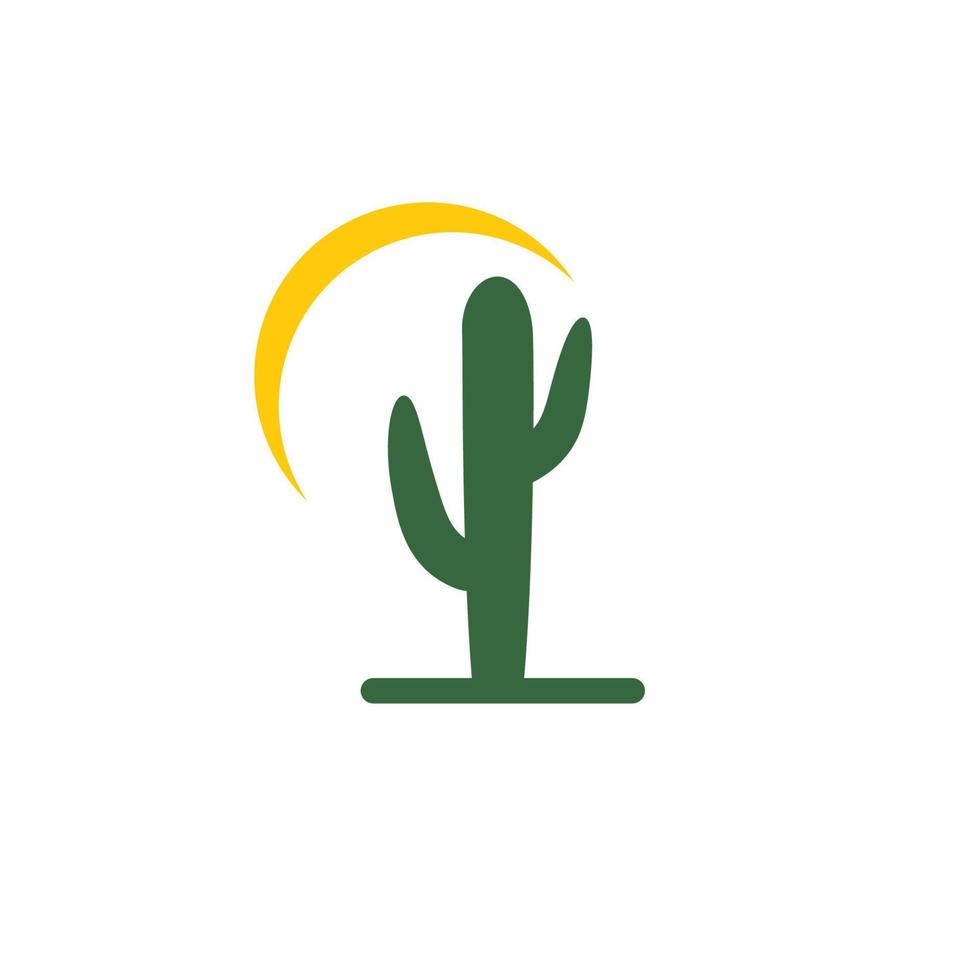 cactus icoon logo sjabloon vector