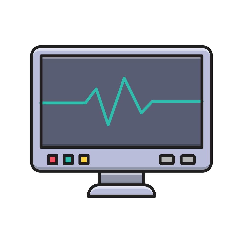 medische scherm vectorillustratie op een background.premium kwaliteit symbolen.vector iconen voor concept en grafisch ontwerp. vector