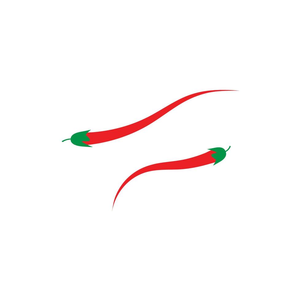 Chili illustratie logo vector