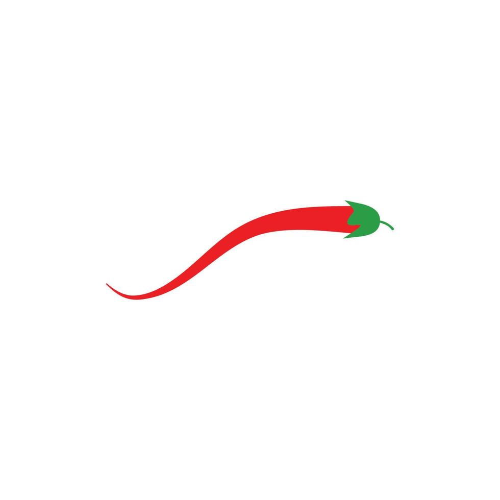 Chili illustratie logo vector