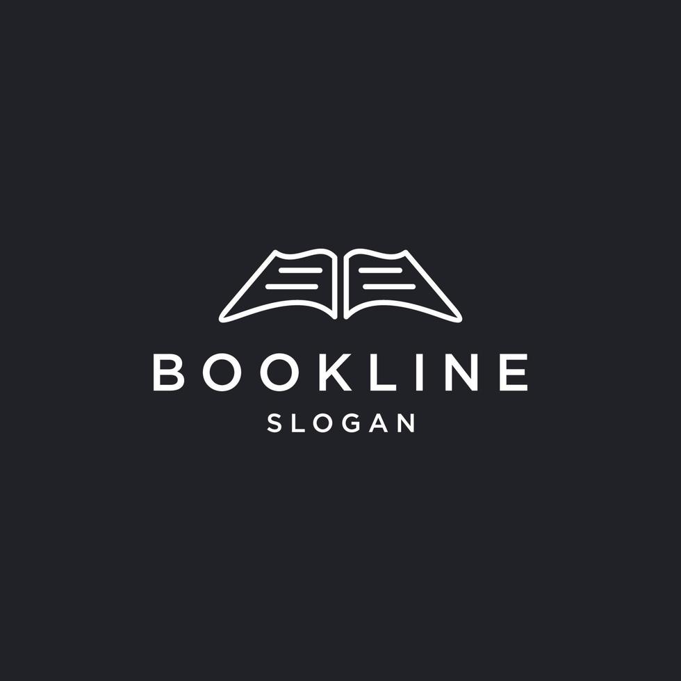 boek logo icoon ontwerp sjabloon vector illustratie