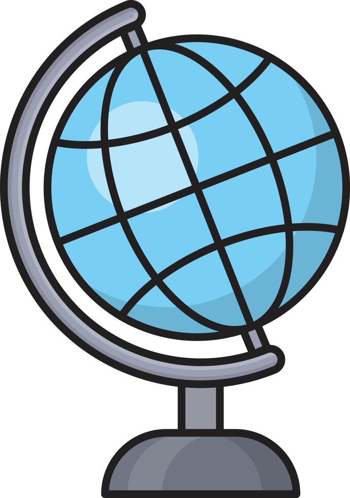 globe vectorillustratie op een background.premium kwaliteit symbolen.vector pictogrammen voor concept en grafisch ontwerp. vector